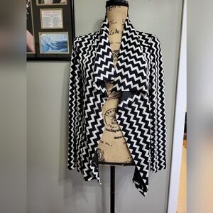 Heather Chevron Cardigan